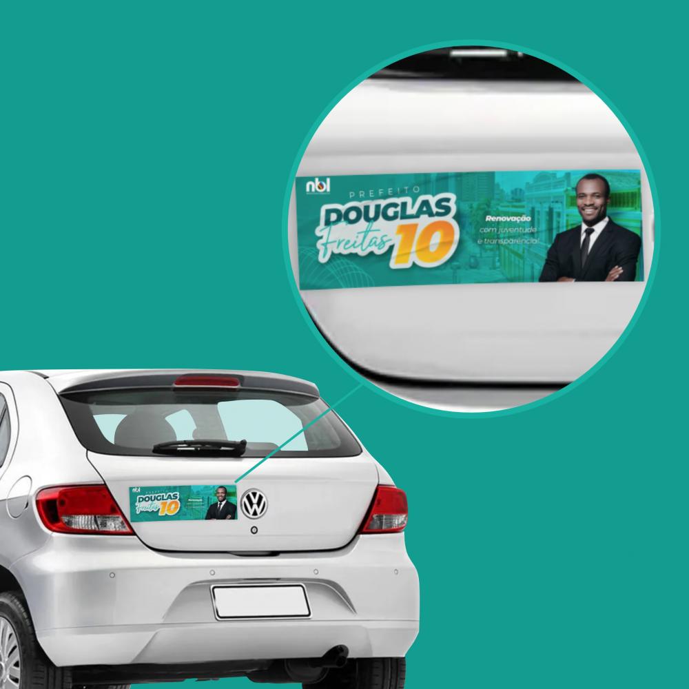 Adesivo 30X10 - Leitoso Eleições