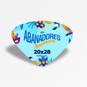 Abanador Modelo 02 Triplex 250g 20x28cm 4x0 (Impressão colorida 1 lado)  Faca de corte 