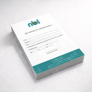 BLOCO DE DECLARAÇÃO DE COMPARECIMENTO