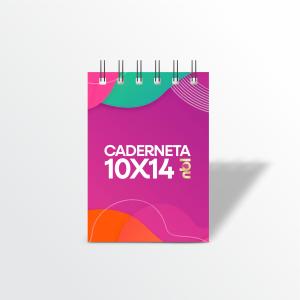 Cadernetas Miolo Papel Offset 75g  | 60 Folhas  | 10x14cm Capas coloridas Escolha Revestimento Acabamento Encadernação.