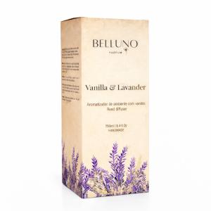 Caixa Cartucho para Difusor de 250ML Triplex 250g 25x9x9  Laminação Brilho ou Fosco Faca de corte 