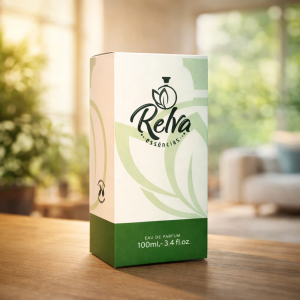 CAIXA CARTUCHO PARA PERFUME DE 100ML Triplex 250g 14x4,8x4,8  Laminação Brilho ou Fosco Faca de corte 