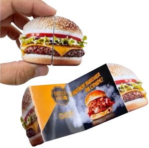 CARD DE RETROVISOR Triplex 250g Tamanho personalizado 4x0  Corte e vinco eletrônico 