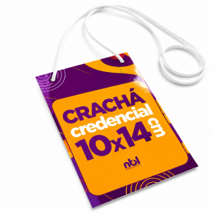 CRACHÁ/CREDENCIAL PERSONALIZADO