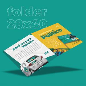 FOLDERS 20X40 CM CAMPANHA 2024