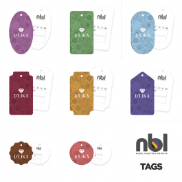 Tags Variados   4x1 (Colorido 1 lado, verso cor preta).  Corte Especial 