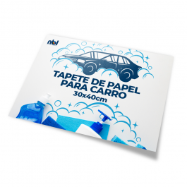 TAPETE PARA CARRO Papel Offset 70g 29.7x42cm 4x0 (Colorido 1 Lado)   